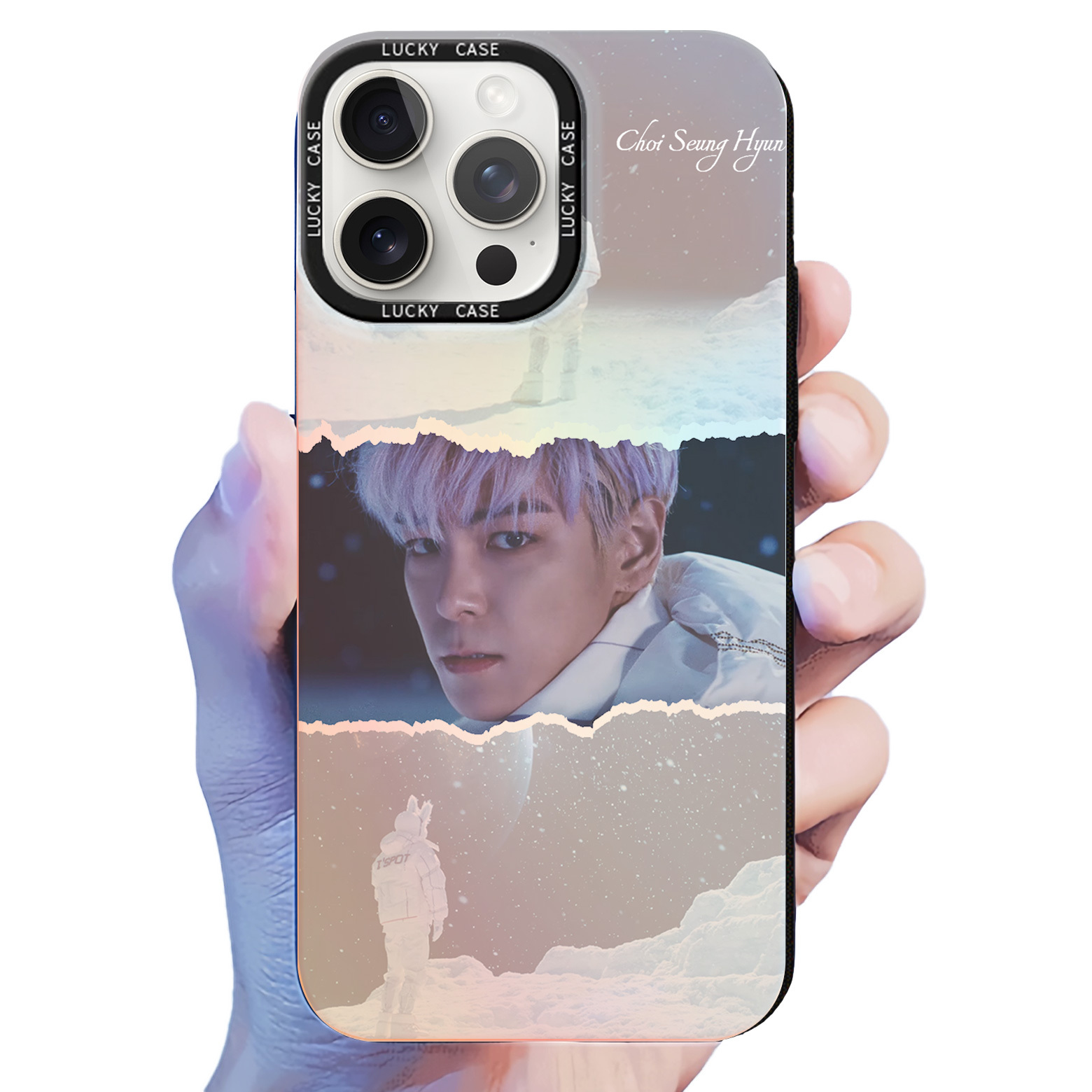 [Top] Colorful Laser Phone Case-B