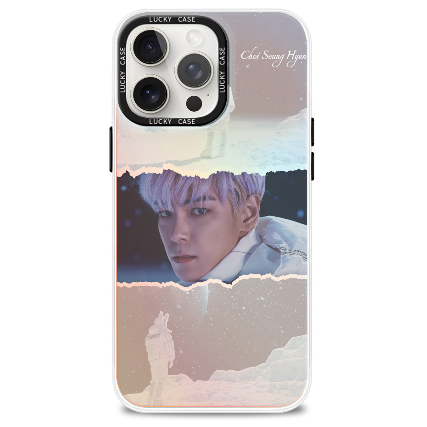 [Top] Colorful Laser Phone Case-B