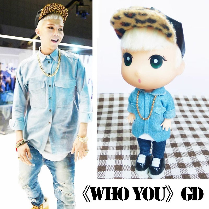Bigbang G-DRAGON GD Doll Who You Gift Model