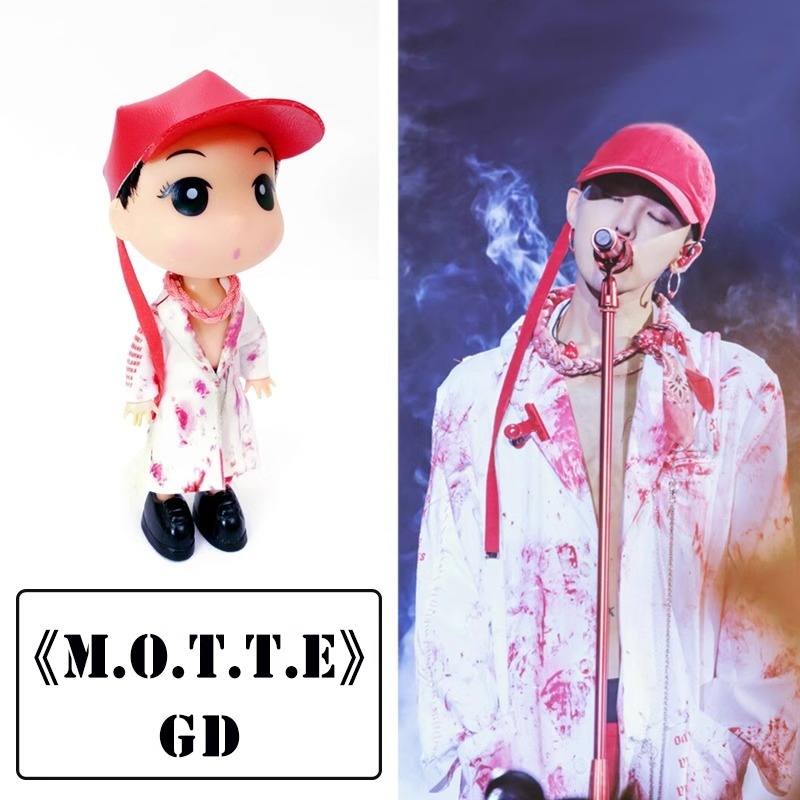 M.O.T.T.E Maternal G-DRAGON GD Doll Q Version Bigbang Model Doll