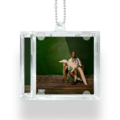[Doechii/Alligator Bites Never Healr]  Mini Vinyl NFC Album Keychain CD Music Keychain Pendant
