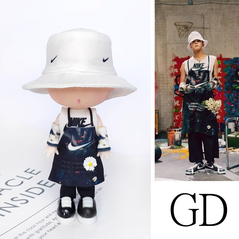 G-Dragon Doll Key Chain Hand Action Figure Pendant