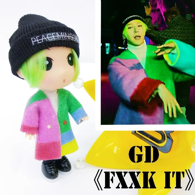 FXXK IT G-DRAGON GD Doll Bigbang Model