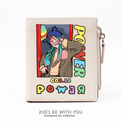 G-dragon surrounding GD small Daisy with the same new album POWER fan gift wallet short belt card slot