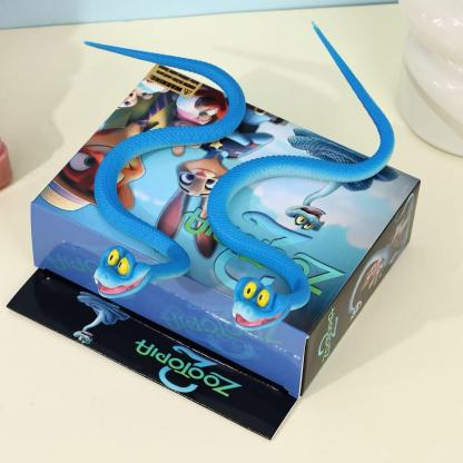 [Zootopia 2] Gary Snake New Style Decompression Blind Box Model Figure with Full Body Movement