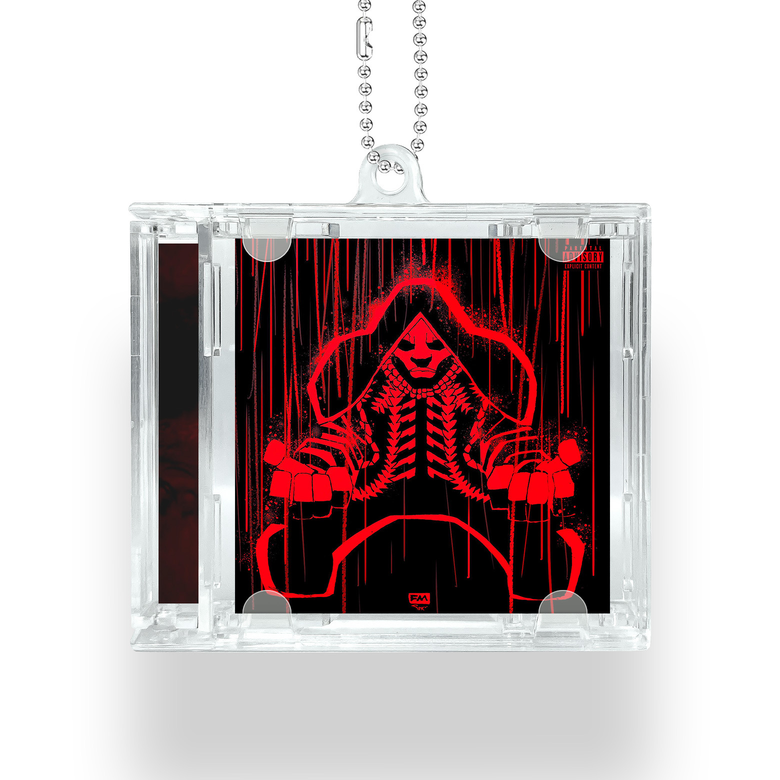 [Copy]G-DRAGON POWER Mini Vinyl NFC Album Keychain CD Music Keychain Pendant