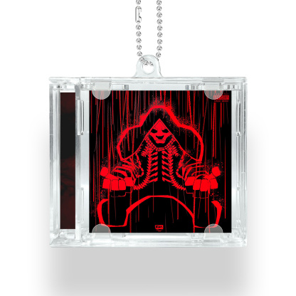 [The Weekend/Hurry Up Tomorrow] Mini Vinyl NFC Album Keychain CD Music Keychain Pendant