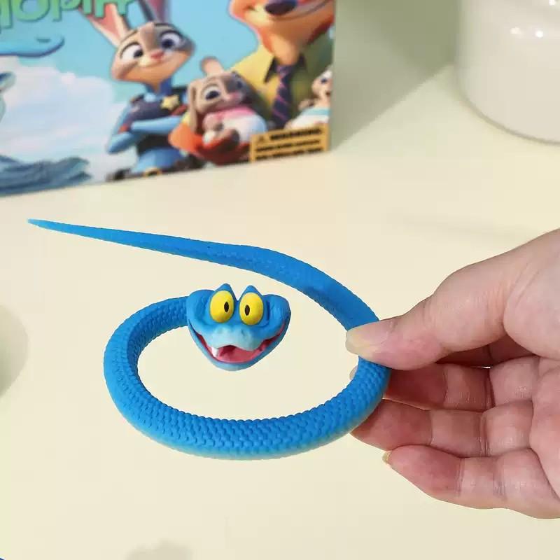 [Zootopia 2] Gary Snake New Style Decompression Blind Box Model Figure with Full Body Movement