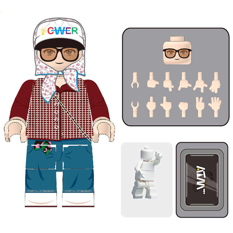 G-DRAGON LEGO building block doll toy [4 Styles]