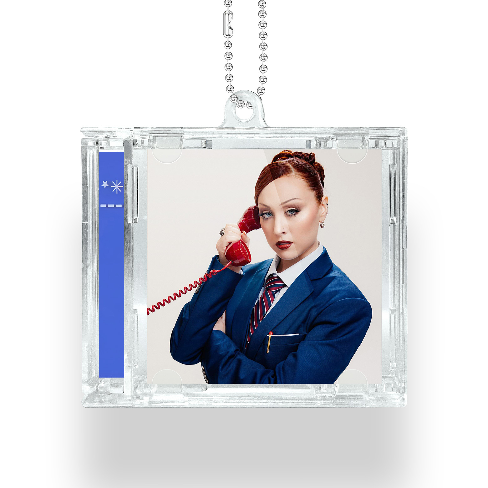 [Copy]G-DRAGON POWER Mini Vinyl NFC Album Keychain CD Music Keychain Pendant