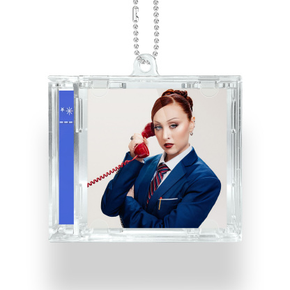Chappell Roan Mini Vinyl NFC Album Keychain CD Music Keychain Pendant