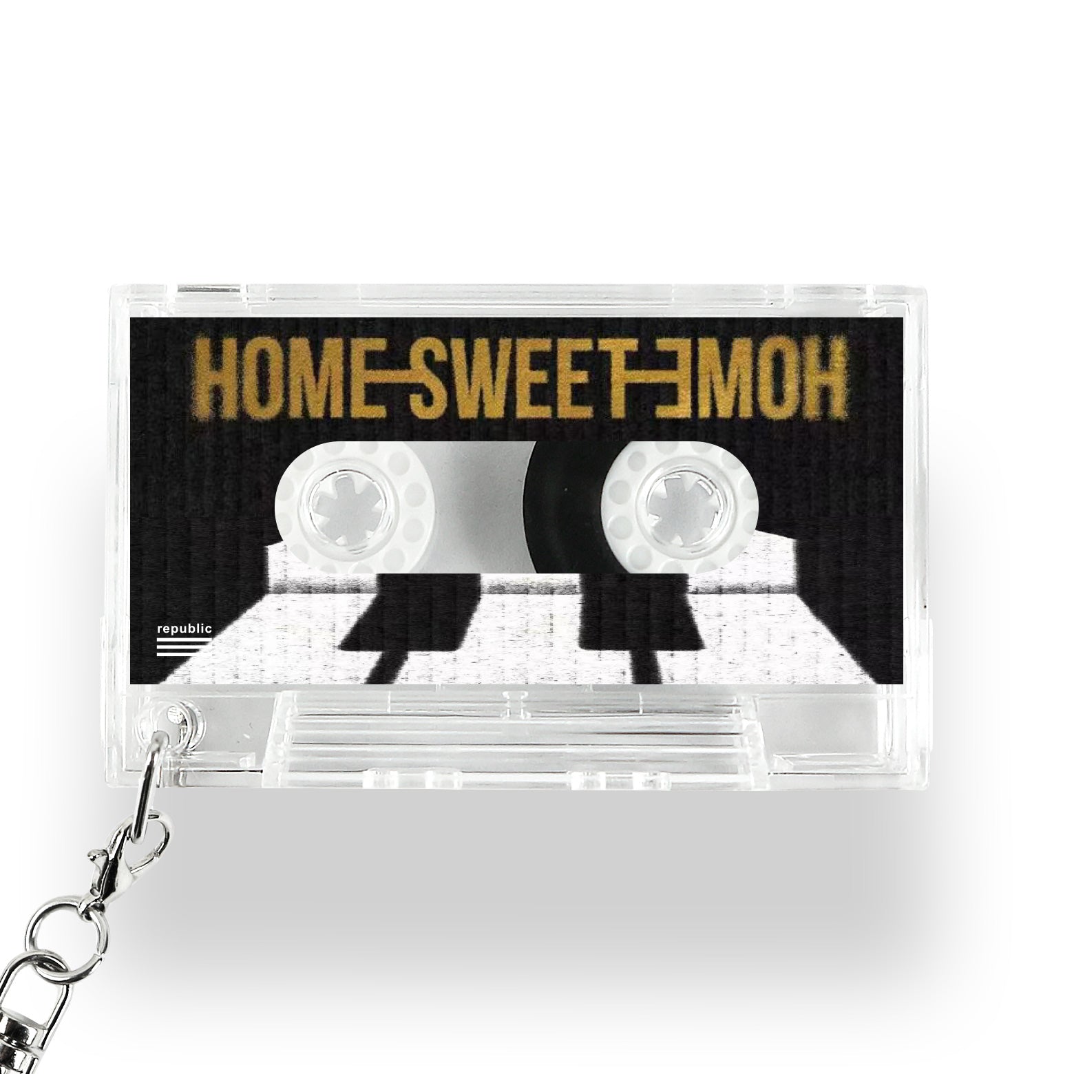 G-DRAGON HOME SWEET HOME Mini Vinyl NFC Cassette Tape Music Keychain Pendant