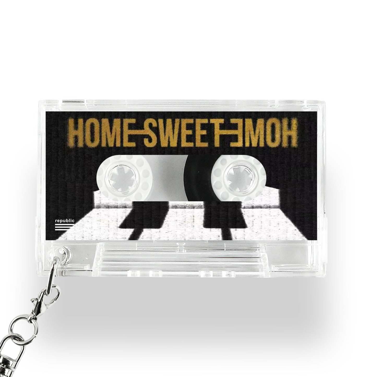 G-DRAGON HOME SWEET HOME Mini Vinyl NFC Cassette Tape Music Keychain Pendant