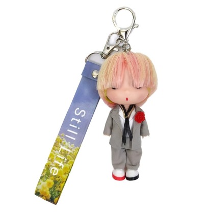 Still Life G-DRAGON Doll Key Chain With The Same Doll Pendant