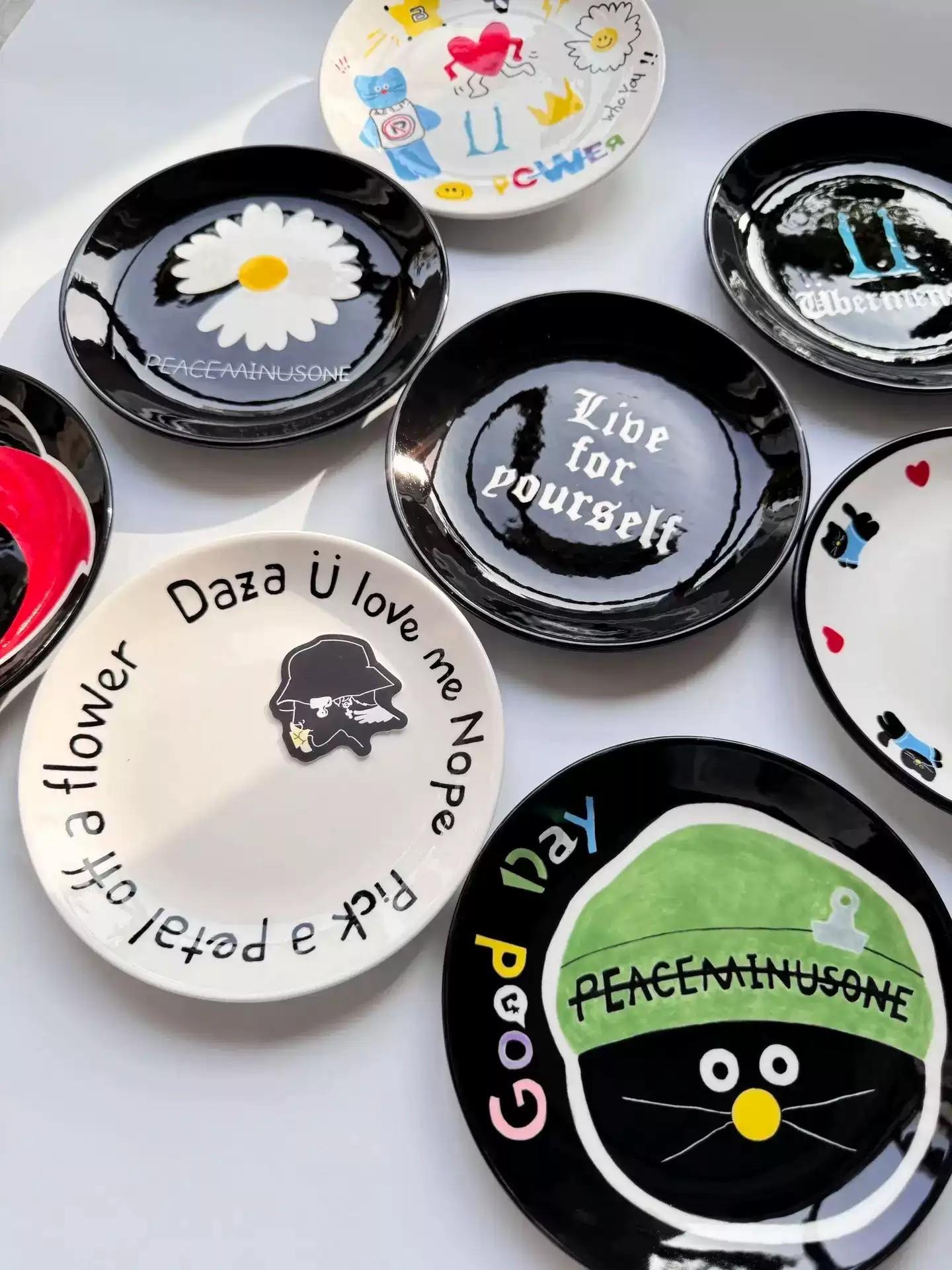 [G-Dragon] Bigbang GDragon PMO Daisy-Inspired Ceramic Plate