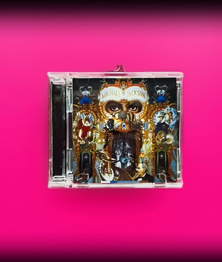 [Michael Jackson] Mini Vinyl NFC Album Keychain CD Music Keychain Pendant