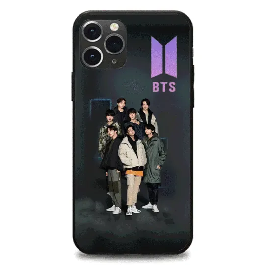 [BTS] Colorful Laser Phone Case-black