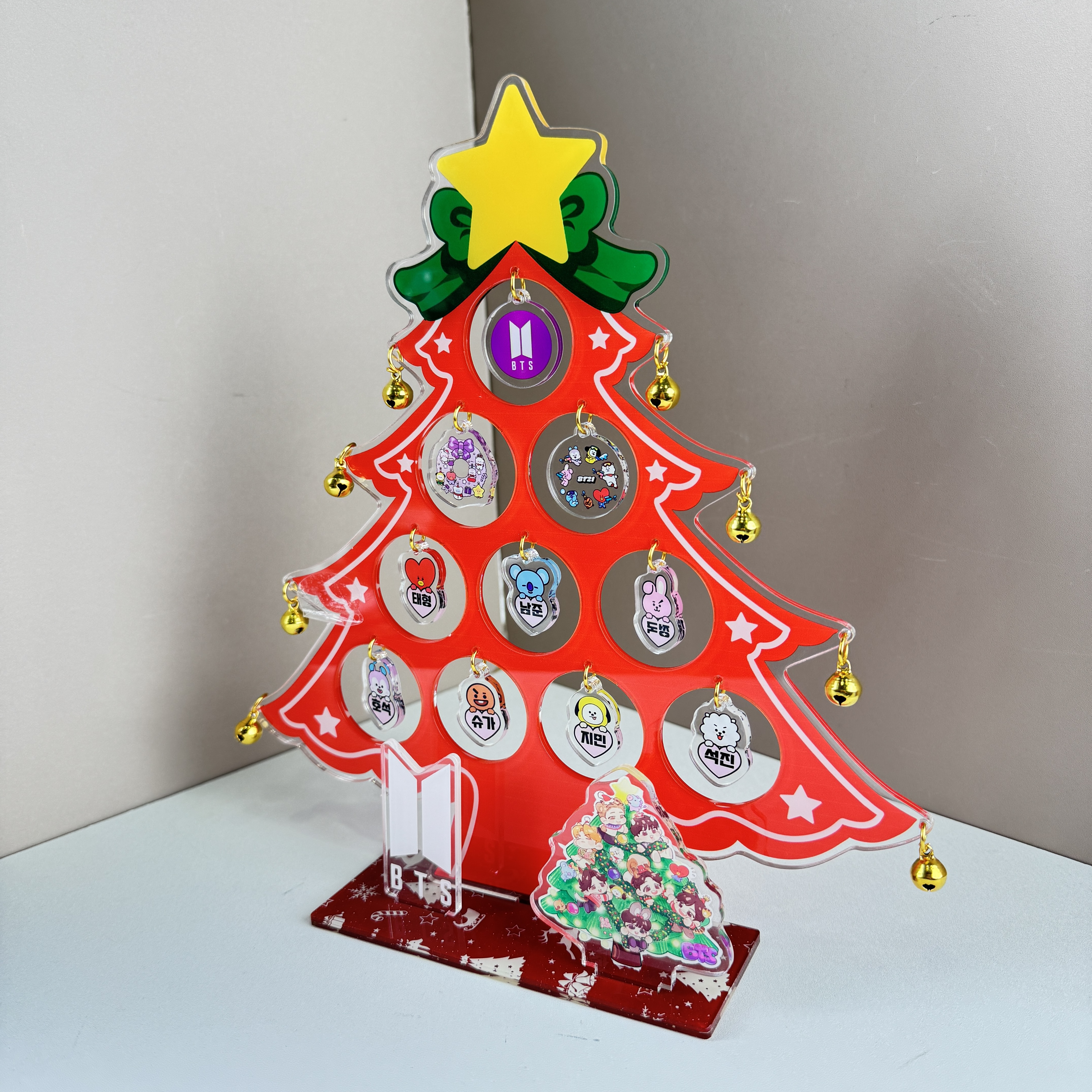 [BTS] BT21 Kpop Acrylic Christmas Tree Decor