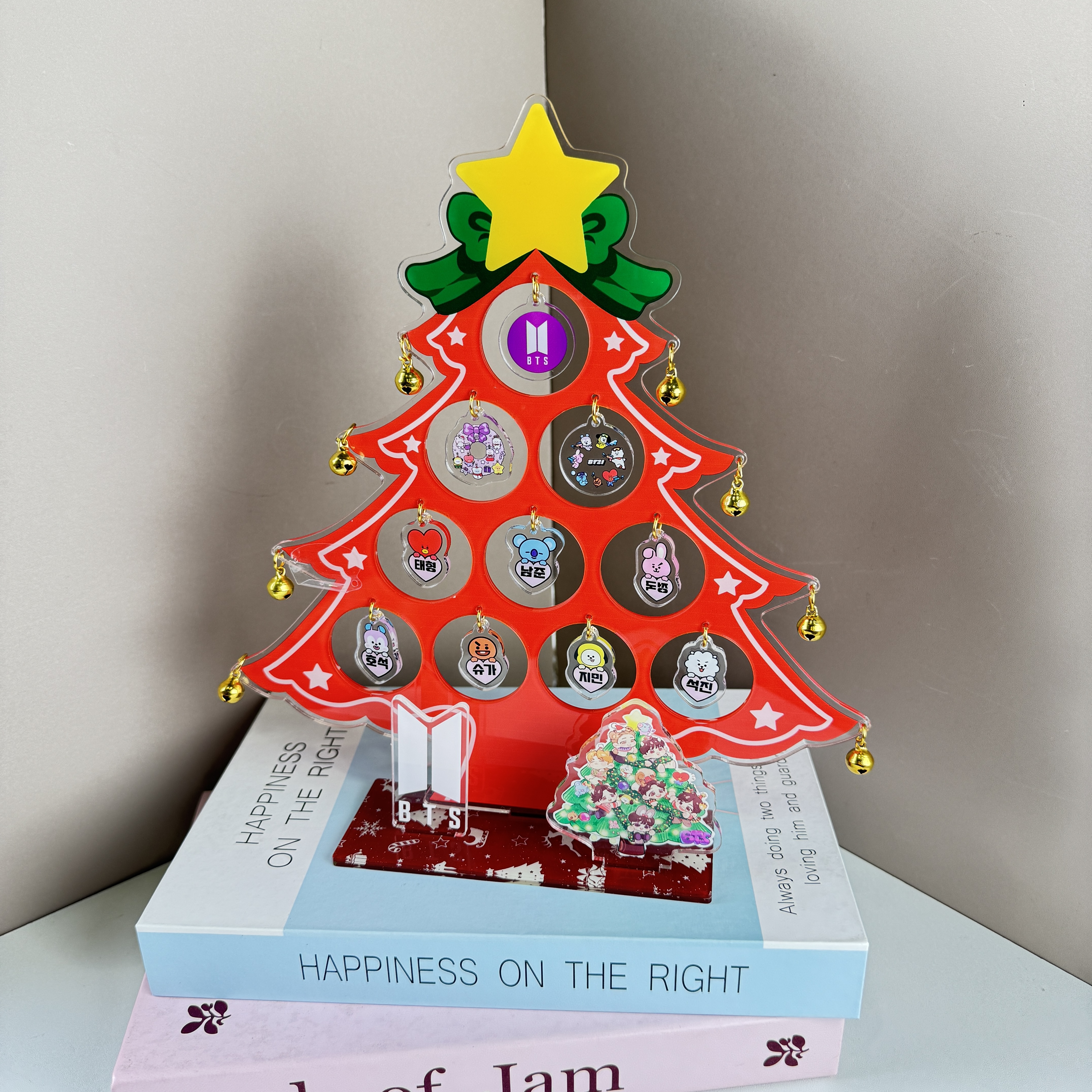 [BTS] BT21 Kpop Acrylic Christmas Tree Decor