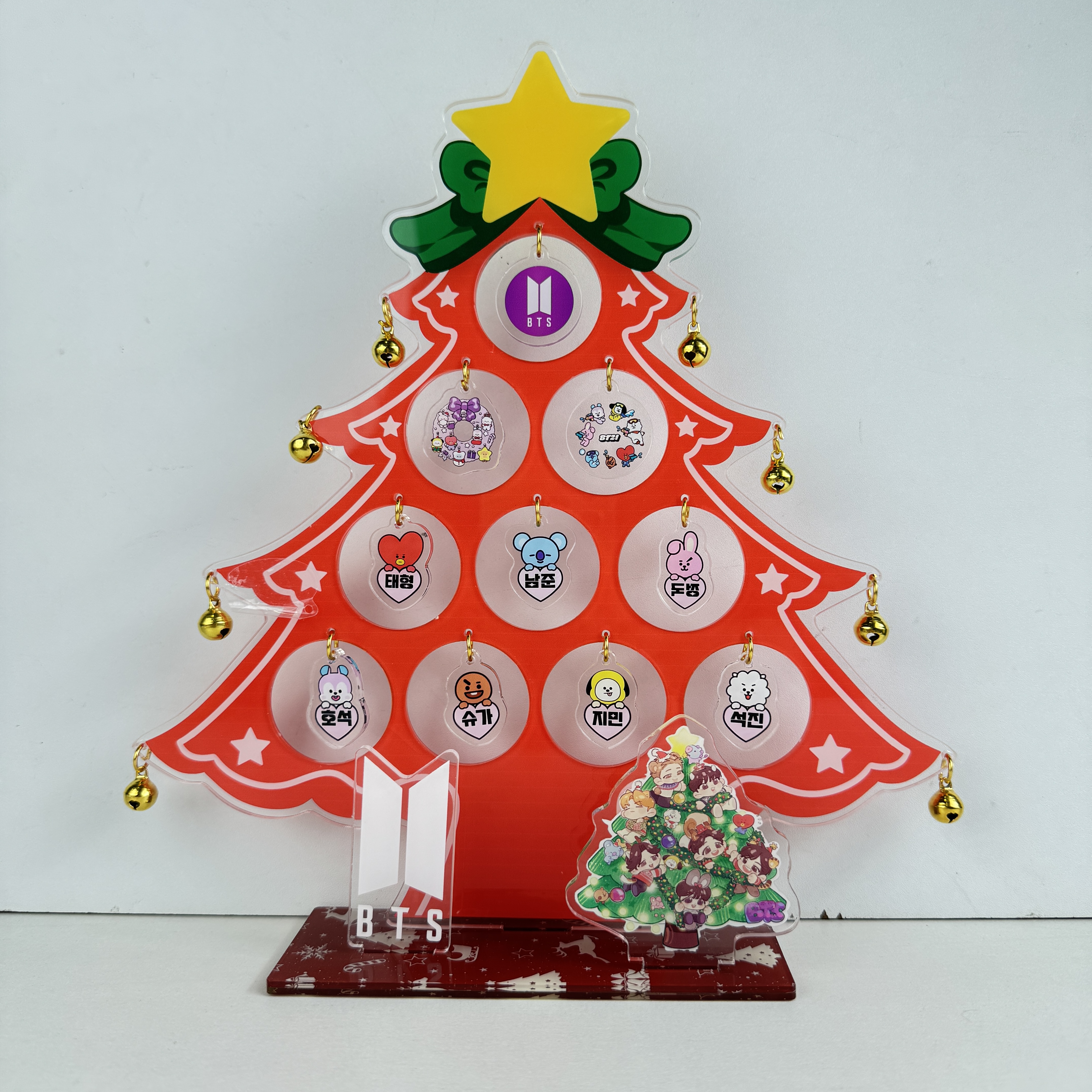 [BTS] BT21 Kpop Acrylic Christmas Tree Decor