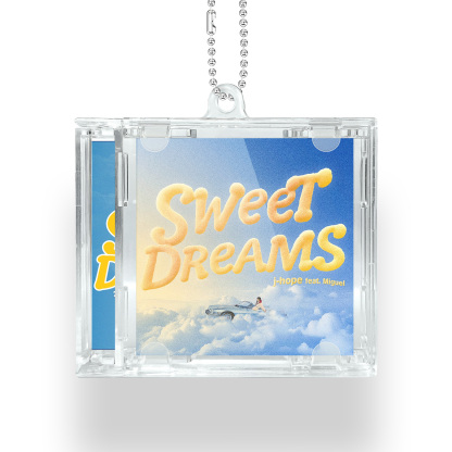 j-hope Sweet Dreams Mini Vinyl NFC Album Keychain CD Music Keychain Pendant