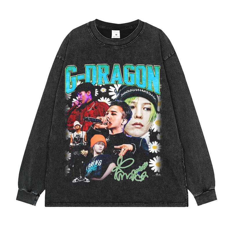 G-DRAGON Aged and distressed T-shirt・Long sleeve sweatshirt