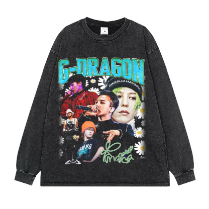G-DRAGON Aged and distressed T-shirt・Long sleeve sweatshirt 