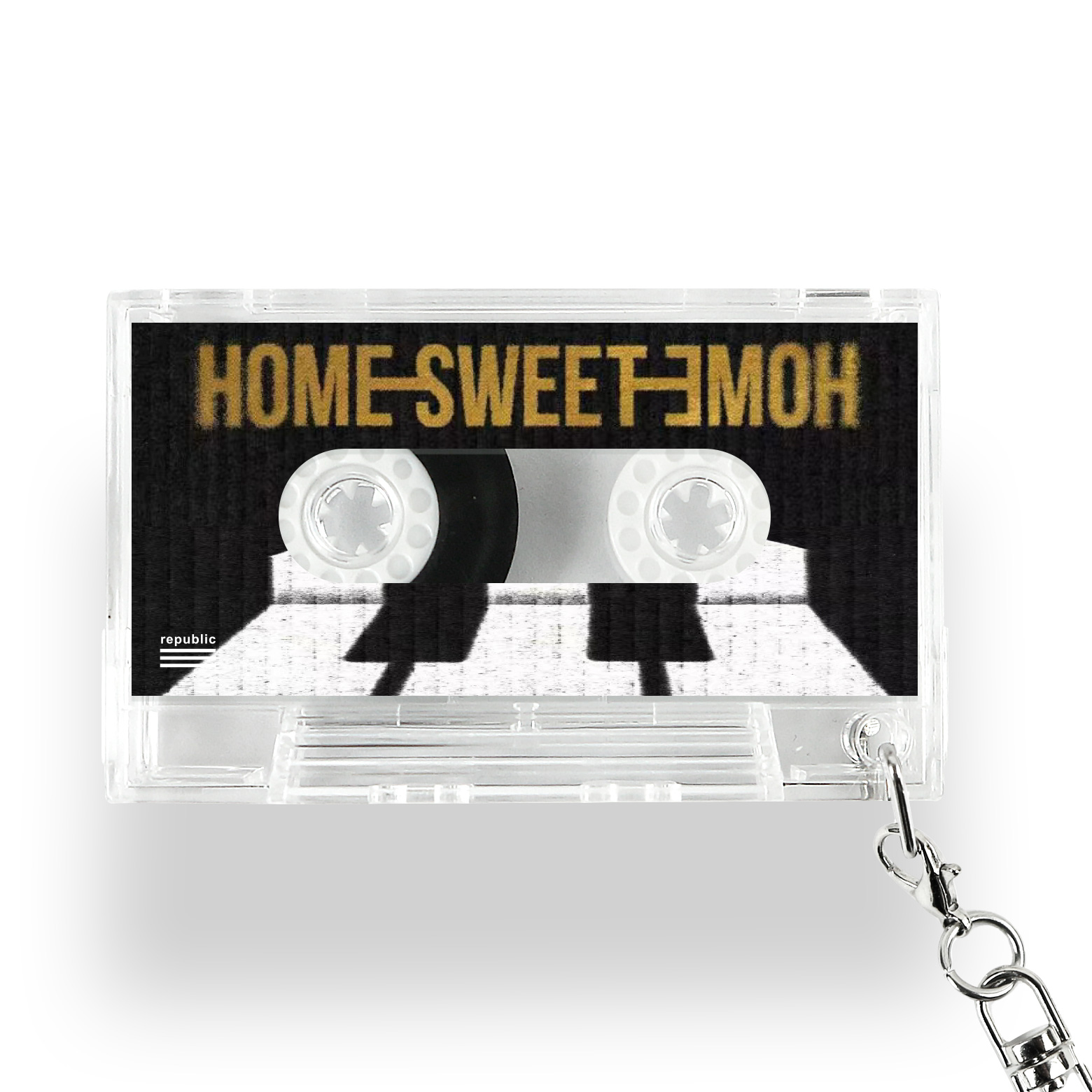 G-DRAGON HOME SWEET HOME Mini Vinyl NFC Cassette Tape Music Keychain Pendant