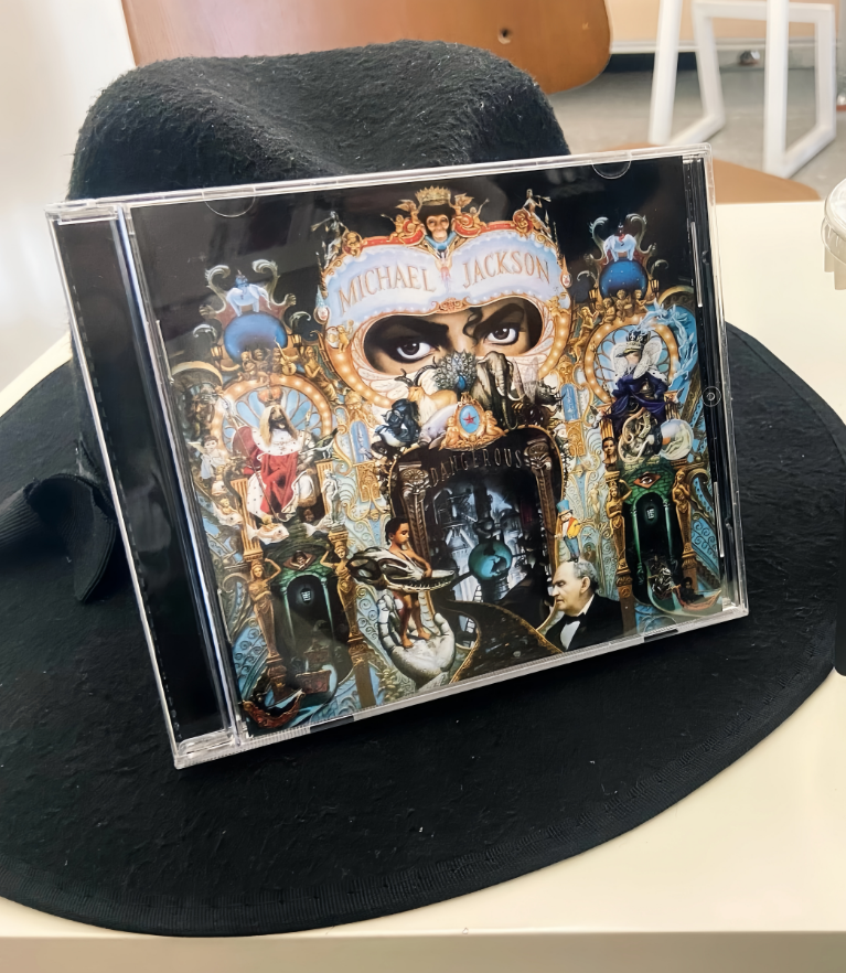 [Michael Jackson] Mini Vinyl NFC Album Keychain CD Music Keychain Pendant