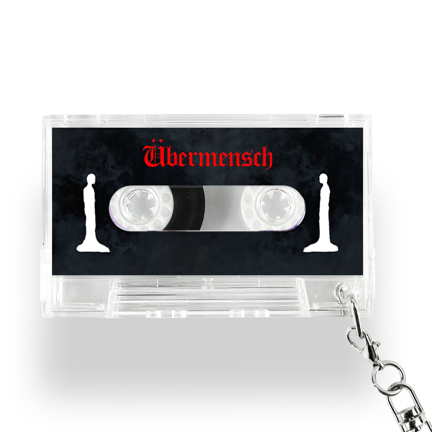 G-DRAGON Übermensch Mini Vinyl NFC Cassette Tape Music Keychain Pendant