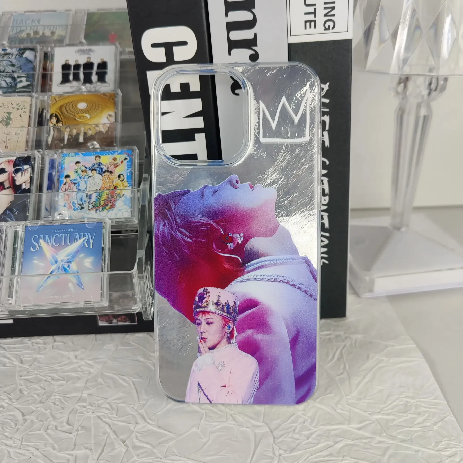 G-DRAGON HOME SWEET HOME Tin Foil Texture Phone Case