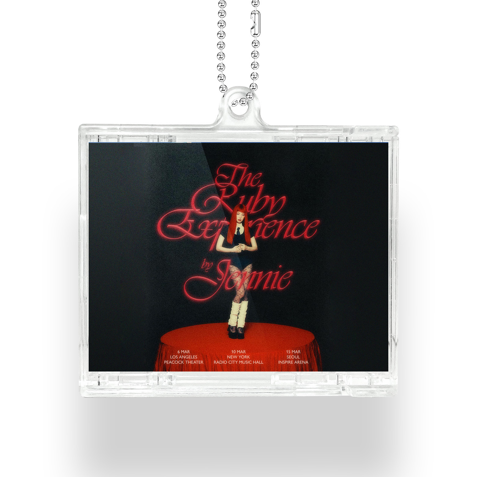 [Jennie/Ruby] Mini Vinyl NFC Album Keychain CD Music Keychain Pendant