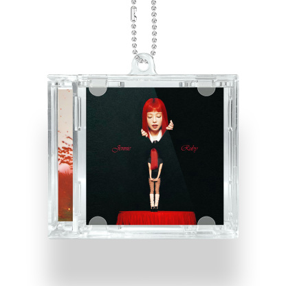 [Jennie/Ruby] Mini Vinyl NFC Album Keychain CD Music Keychain Pendant