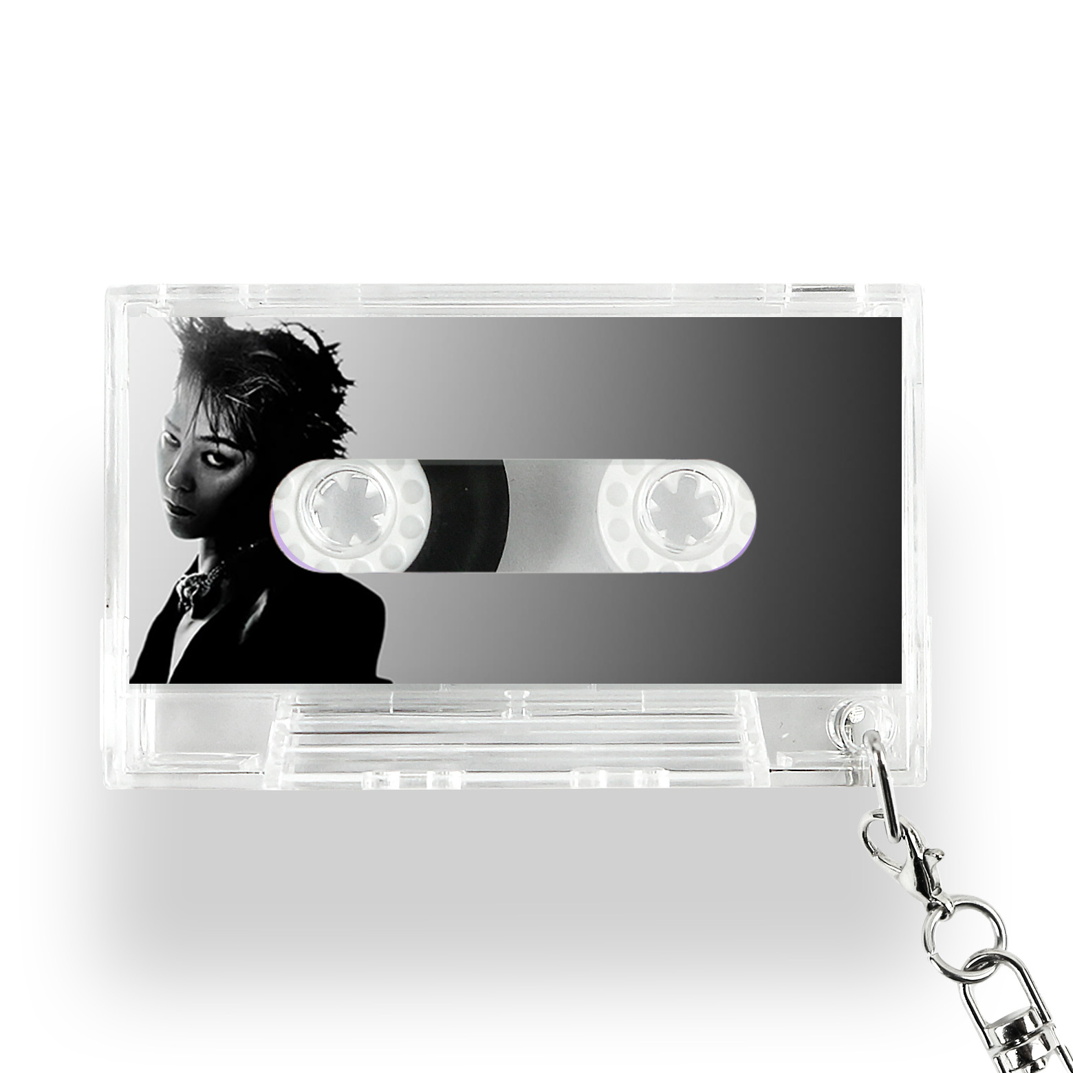 G-DRAGON Übermensch Mini Vinyl NFC Cassette Tape Music Keychain Pendant