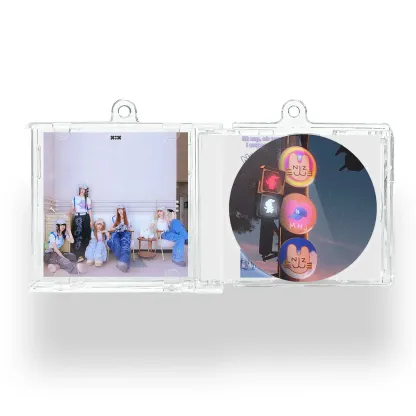 [NEWJEANS/OMG] Mini Vinyl NFC Album Keychain CD Music Keychain Pendant