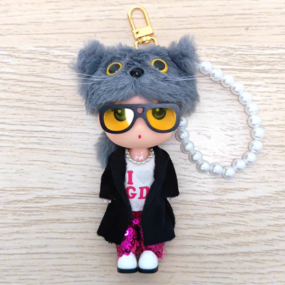 [G-Dragon] Macau Concert Exclusive: ZOA Cat Doll Figure Keychain Accessory
