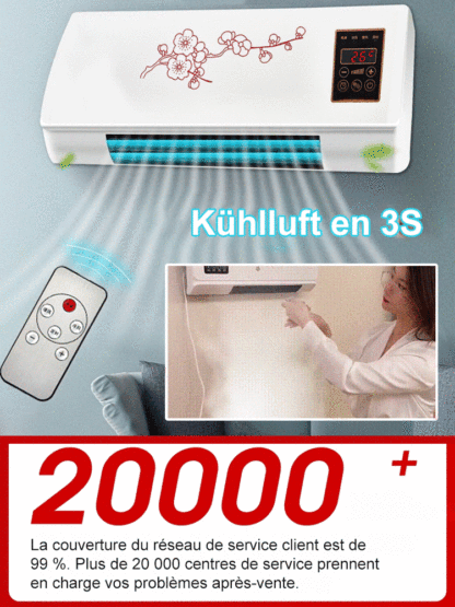Refroidit 16 degrés en 1 seconde, seulement 0,1€ de frais d'électricité pour 1 jour 