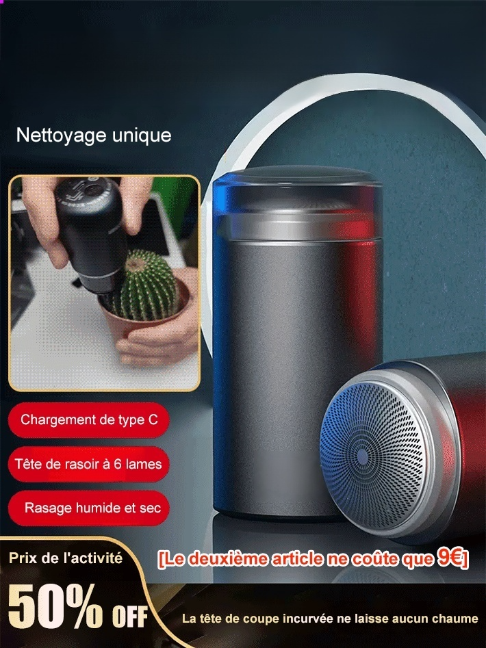 【Une touche de lisse petit Vajra】Rasoir électrique miniatures