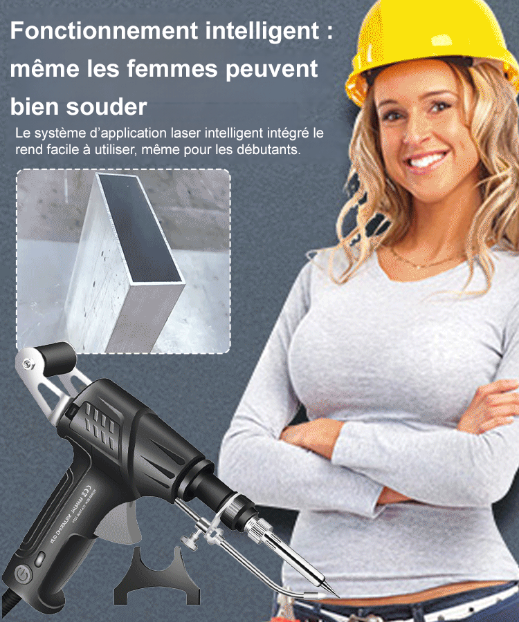 Outil de soudage laser industriel à chauffage interne