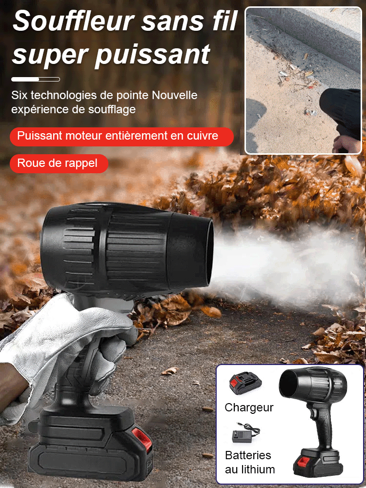 【Industriel】Souffleur sans fil ultra-puissant