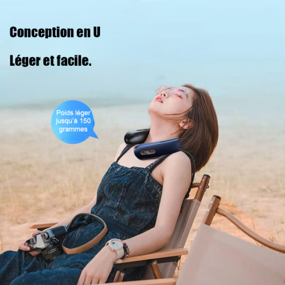 Ventilateur de cou avec refroidissement de 16° en 1 seconde 