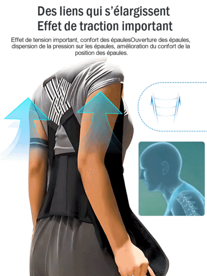 Ceinture correctrice anti-bossu indispensable pour les soins du corps