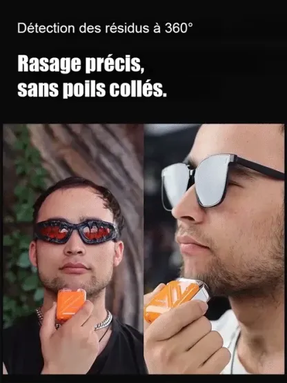 Rasage parfait en 1 seconde, utilisant des lames de qualité aéronautique, tranchantes et ne blessant pas la peau !
