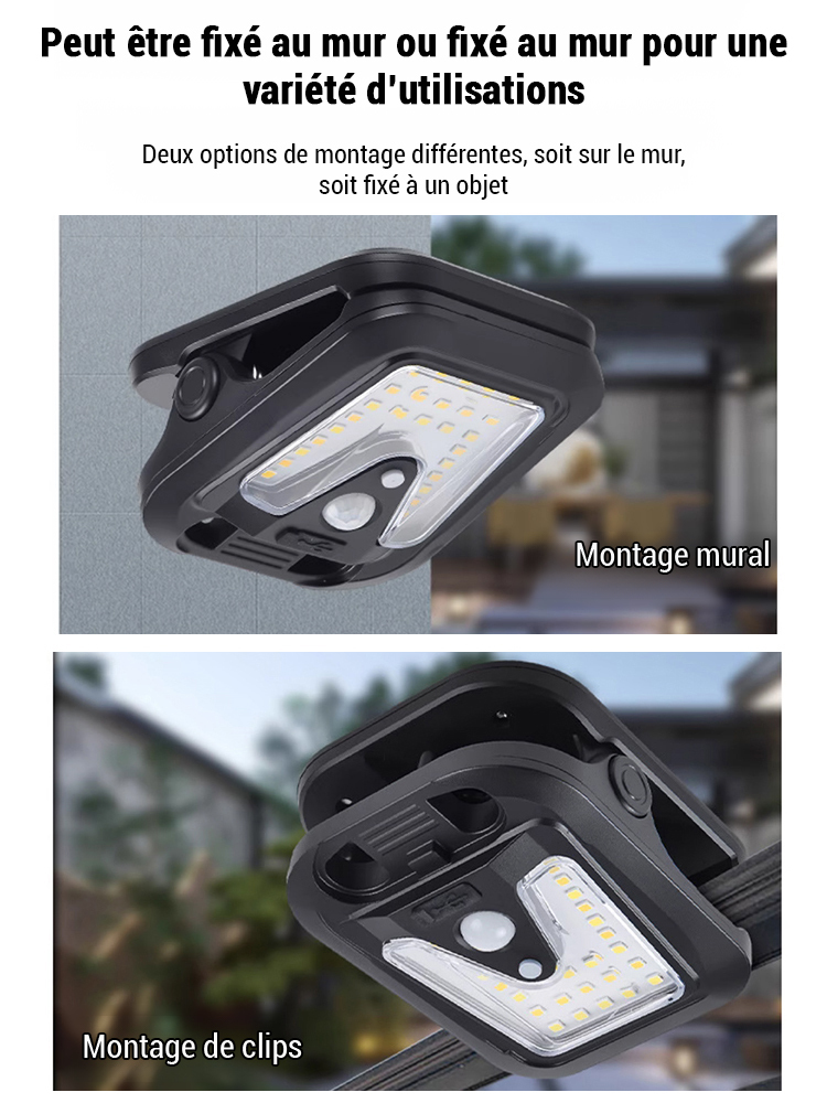 Perte d'argent, lumière solaire, 0 coût d'électricité pour toute l'année