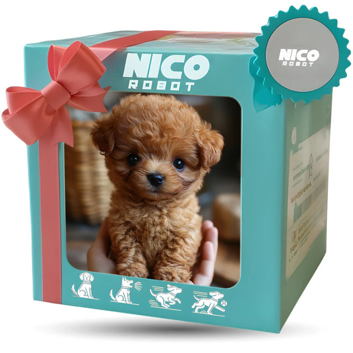 Mon chiot robot réaliste Mon chiot robot en peluche à poils courts