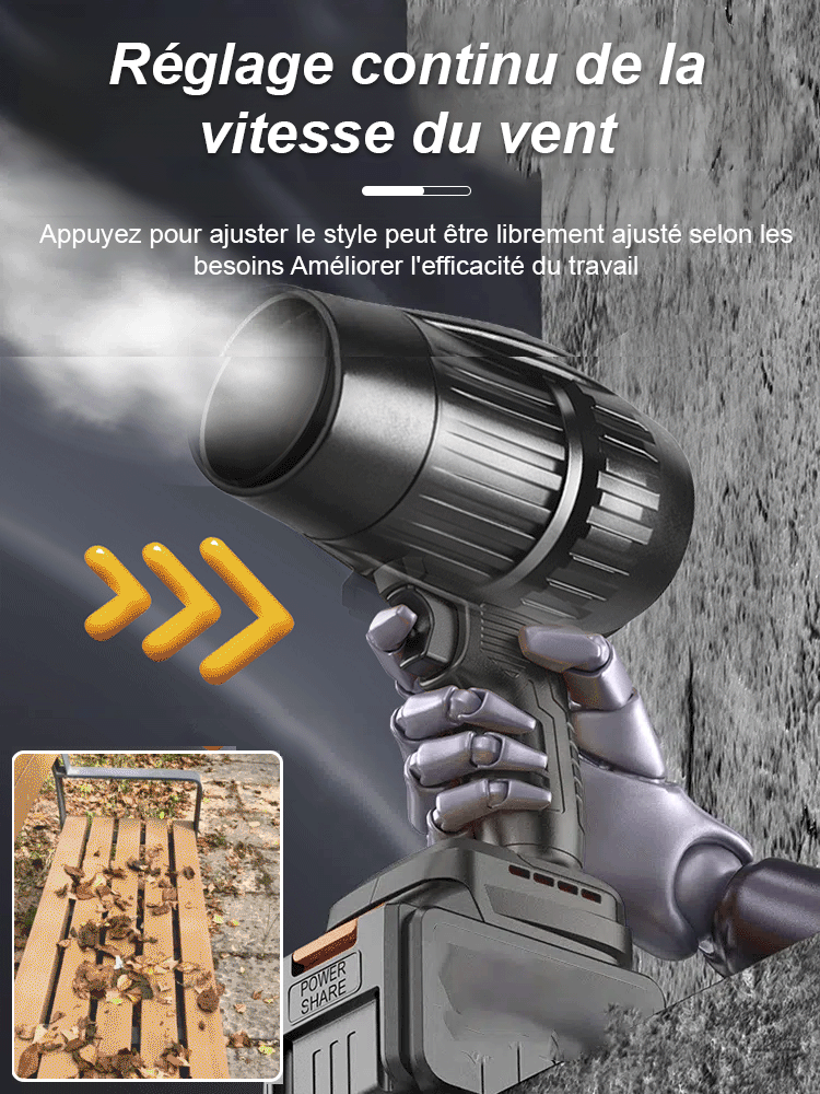 【Industriel】Souffleur sans fil ultra-puissant