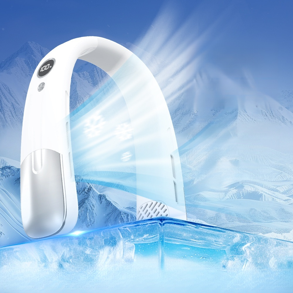 Ventilateur de cou avec refroidissement de 16° en 1 seconde 