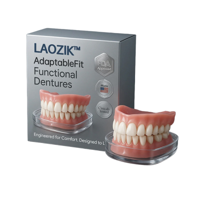 Porté en une seconde, aussi confortable que de vraies dents, Essayez-le gratuitement pendant 15 jours!