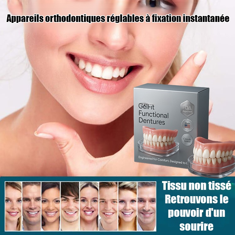 Une seconde pour porter, vous aider à avoir des dents saines et belles.