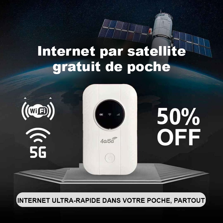 Wifi 5G sans fil, trafic illimité, accès Internet gratuit à vie！